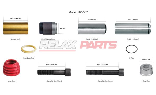60048 - CALIPER GUIDES & SEALS REPAIR KIT K048396K50 KNORR