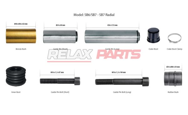 60050 - CALIPER GUIDES & SEALS REPAIR KIT II197140062 KNORR