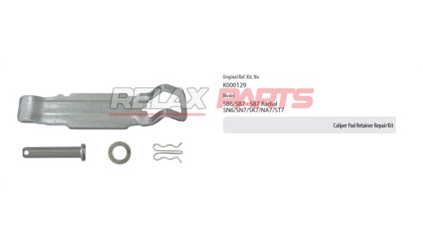 60072 - Caliper Pad Retainer Repair Kit