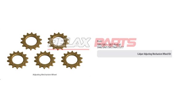 60085 - CALIPER ADJUSTING MECHANISM WHEEL KIT KNORR CALIPER 