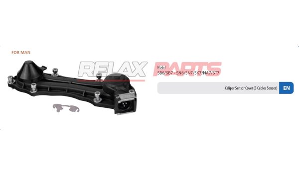 60106 - Caliper Sensor Cover (3 Cables Sensor)