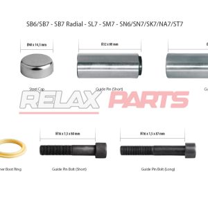 60123 - Caliper Guides & Seals Repair Kit