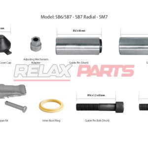 60144 - Caliper Guides & Caps Repair Kit