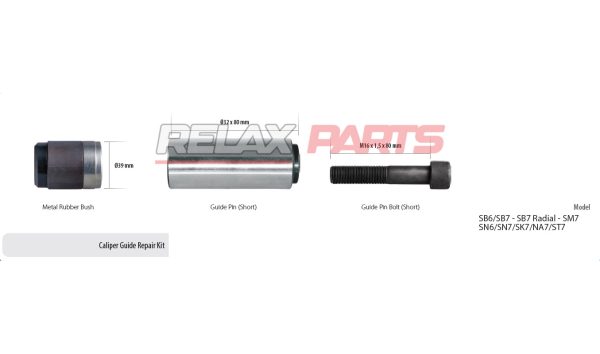 60148 - Caliper Guide Repair Kit