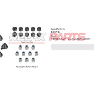 60152 - Caliper Plastic Cover Cap Kit