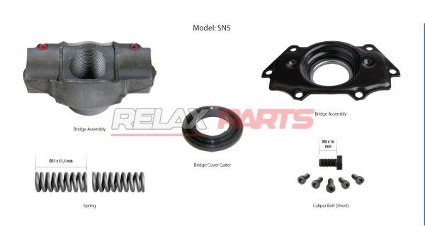 60179 - Caliper Bridge Assembly Repair Kit