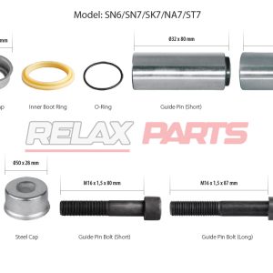60206 - Caliper Guides & Seals Repair Kit – 10-1311