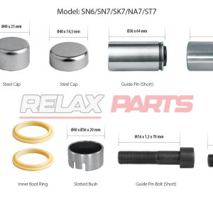 60207 - Caliper Guides & Seals Repair Kit