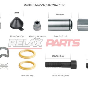 60211 - Caliper Guides & Seals Repair Kit