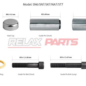 60214 - Caliper Guides & Seals Repair Kit