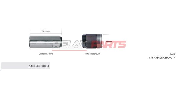 60221 - CALIPER GUIDE REPAIR KIT KNORR CALIPER