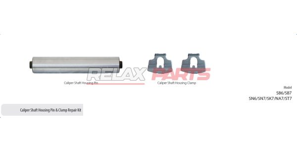 60233 - Caliper Shaft Housing Pin & Clamp Repair Kit