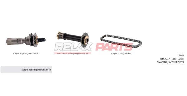 60238 - CALIPER ADJUSTING MECHANISM KIT KNORR CALIPER