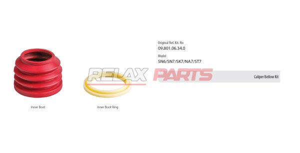 60250 - CALIPER BELLOW KIT KNORR CALIPER