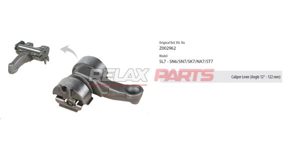 60264 - Caliper Lever (Angle 12° – 122 mm)