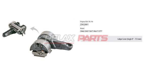 60265 - Caliper Lever (Angle 0° – 113 mm)