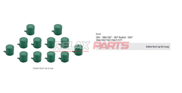 60281 - Rubber Bush Cap Kit (Long) – 10-1210
