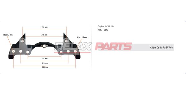 60294 - Caliper Carrier For BV Axle