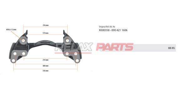 60298 - MB ATG Caliper Carrier