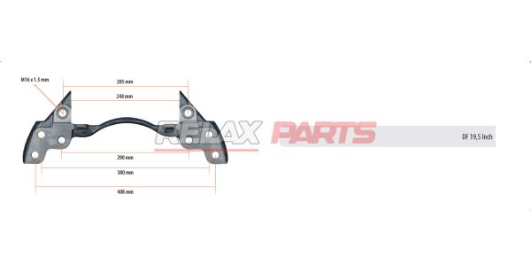 60299 - DF 19,5 Inch Caliper Carrier