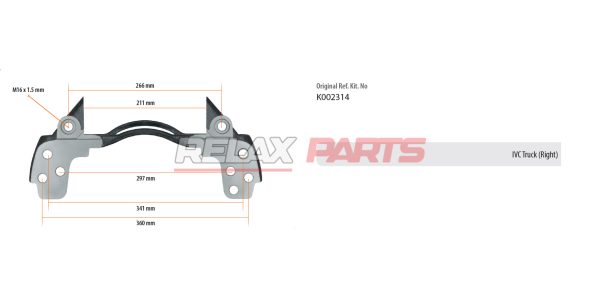 60300 - IVC Truck Caliper Carrier (Right)