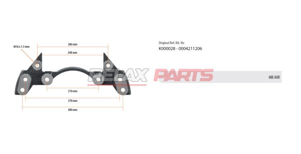 60311 - MERCEDES AXOR CALIPER CARRIER K000028 KNORR