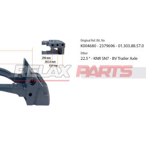 60315 - KNR BV Type 22 Inch Caliper Carrier