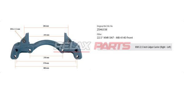 60316 - KNORR 22.5 INCH CALIPER CARRIER K046764K50