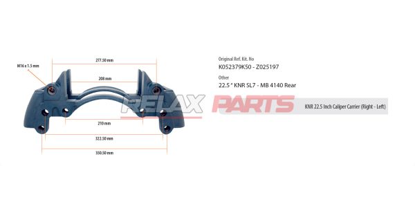 60319 - KNORR 22.5 INCH CALIPER CARRIER  K052379K50