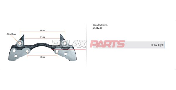 60326 - BV Axle Caliper Carrier (Right)