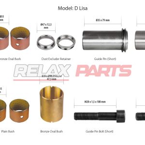 60329 - Caliper Guides & Seals Repair Kit