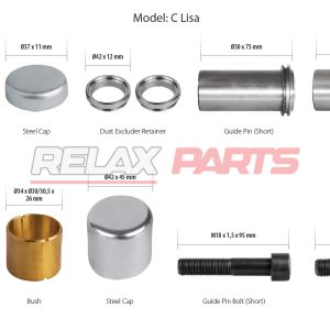 60330 - Caliper Guides & Seals Repair Kit