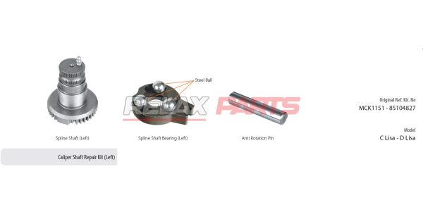 60334 - Caliper Shaft Repair Kit (Left)