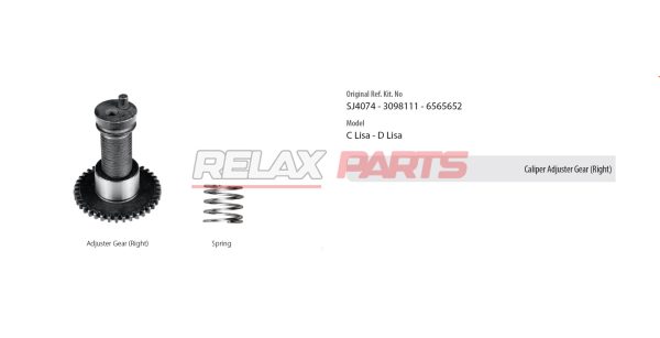 60338 - CALIPER ADJUSTER GEAR SJ4074 MERITOR