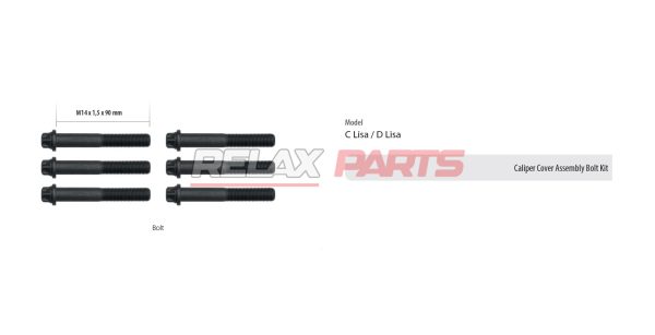 60344 - Caliper Cover Assembly Bolt Kit – 20-2116