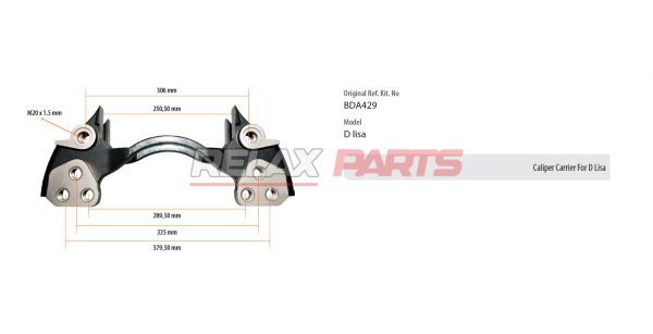 60346 - Caliper Carrier For D Lisa