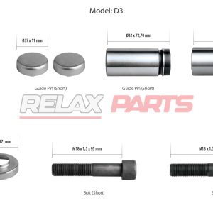 60348 - Caliper Guides & Seals Repair Kit