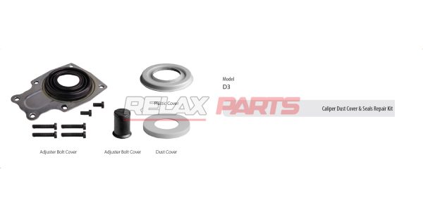 60366 - CALIPER DUST COVER & SEALS REPAIR KIT MERITOR CALIPER