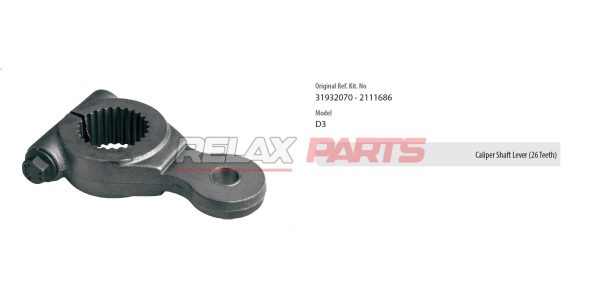 60367 - CALIPER SHAFT LEVER 31932070 MERITOR