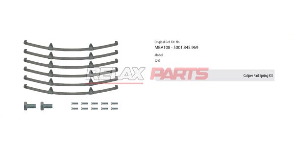60384 - Caliper Pad Spring Kit