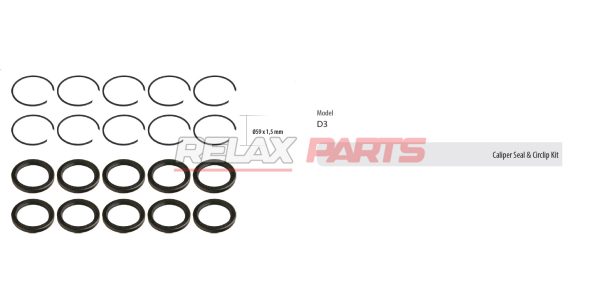 60387 - Caliper Seal & Circlip Kit