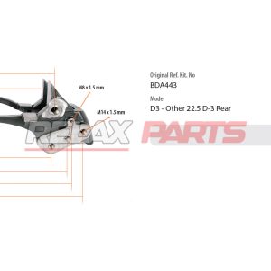 60389 - D3 22.5 Inch Caliper Carrier
