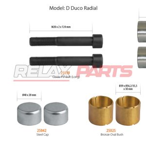60391 - Caliper Guides & Seals Repair Kit
