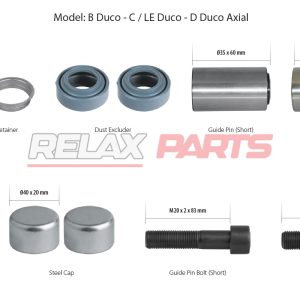 60393 - Caliper Guides & Seals Repair Kit