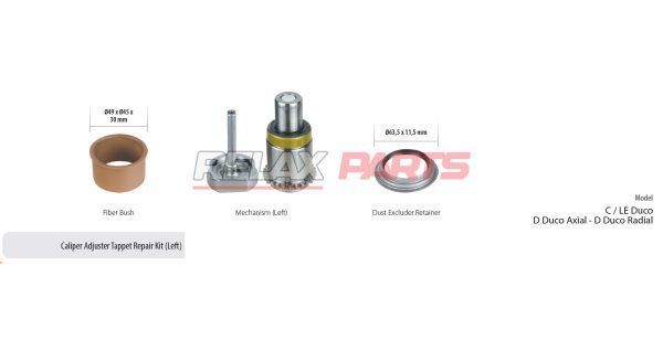 60395 - CALIPER ADJUSTER TAPPET REPAIR KIT MERITOR CALIPER
