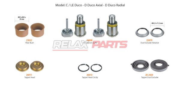 60398 - Caliper Adjuster Tappet Repair Kit (Left)