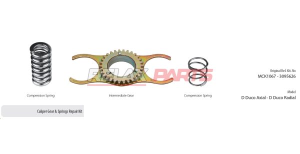 60399 - Caliper Gear & Springs Repair Kit