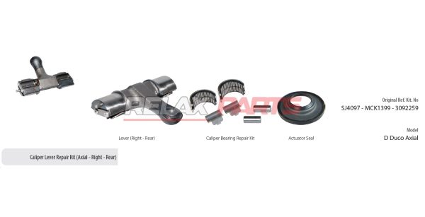 60404 - CALIPER LEVER REPAIR KIT MCK1399 MERITOR