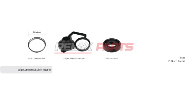 60410 - Caliper Adjuster Seal & Boot Repair Kit