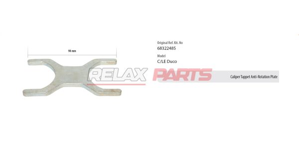 60422 - Caliper Tappet Anti-Rotation Plate